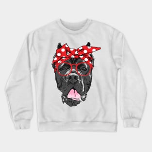 Cane Corso Bandana Crewneck Sweatshirt